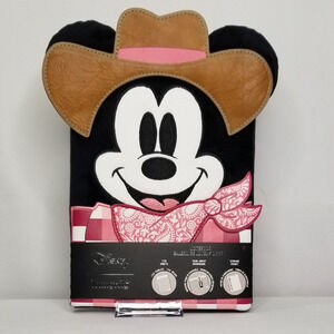 Loungefly Disney Western Mickey Mouse Cosplay Plush Refillable  Journal NWT